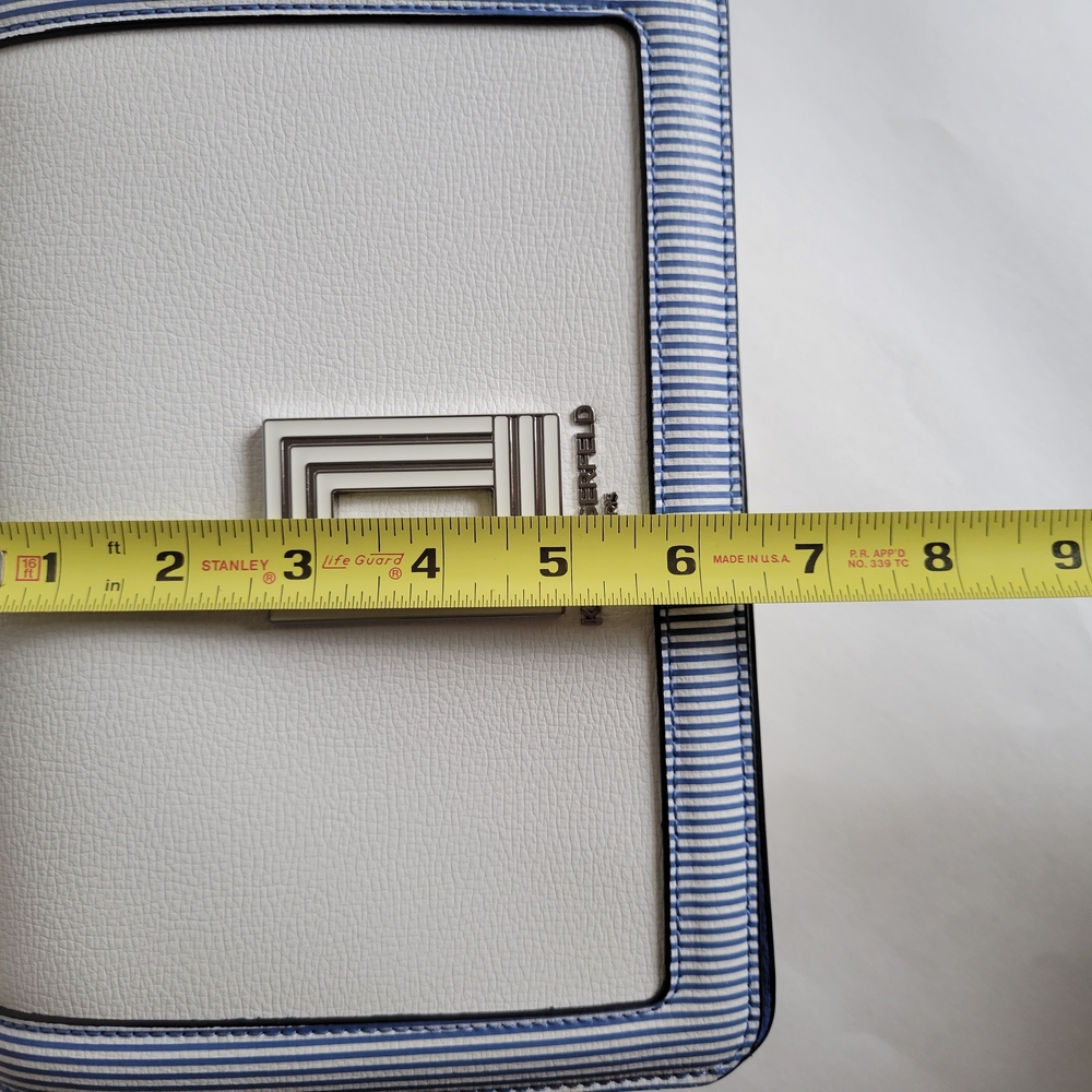 Karl Lagerfeld Blue and White Crossbody Bag - Picture 14 of 15